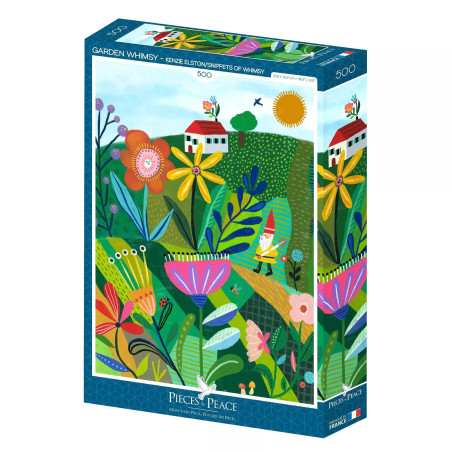 Puzzle 500 pièces - Fantaisie au Jardin