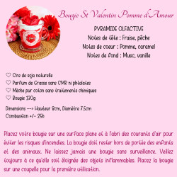 Bougies Gourmandes Saint Valentin