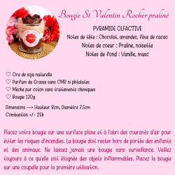 Bougies Gourmandes Saint Valentin