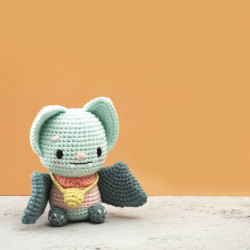 Kit Crochet : Amigurumi Tori la Chauve Souris