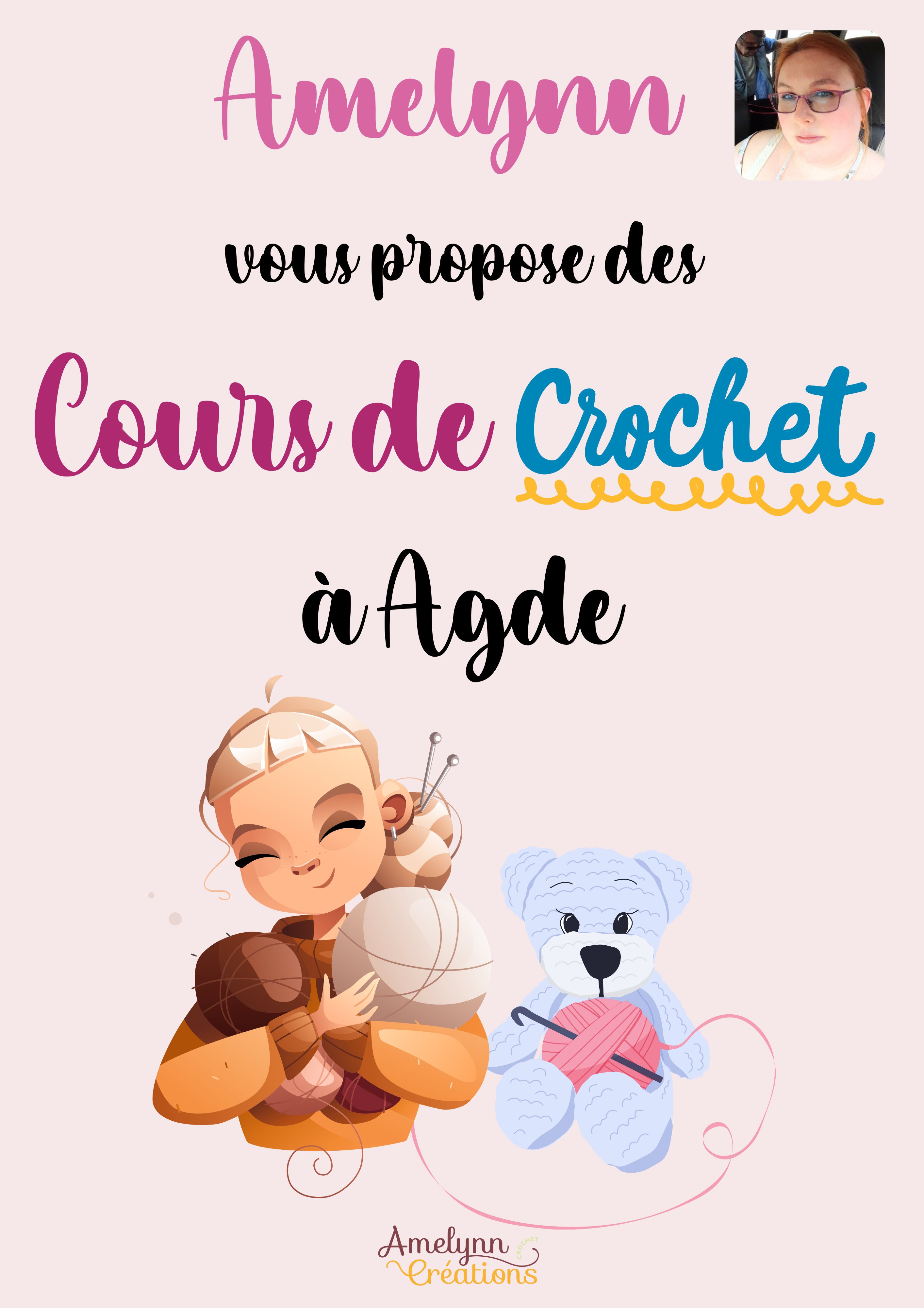 Amelynn vous propose des cours de crochet